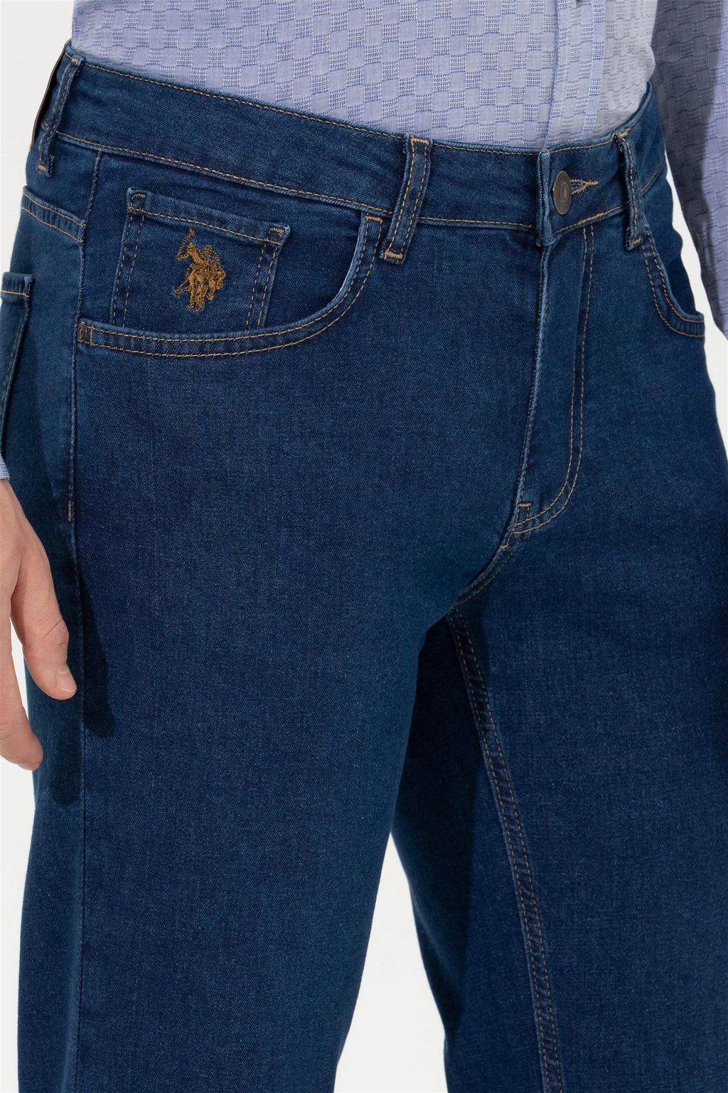 U. S. Polo Assn / Мужские синие джинсовые брюки - U.s. polo assn фото 5