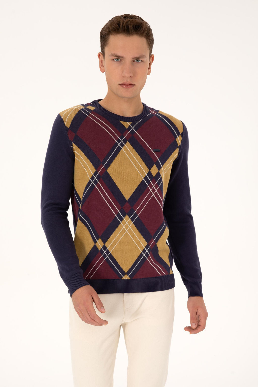 Erkek Regular Fit Bisiklet Yaka M_rd_m Kazak