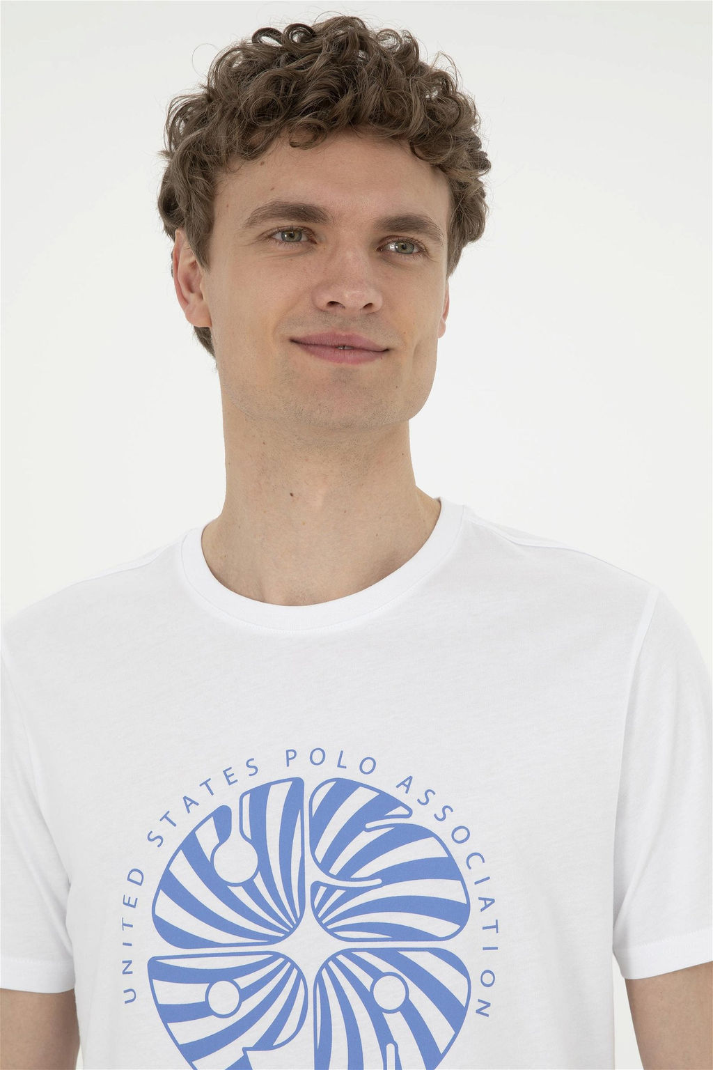 Мужская белая футболка - U.s. polo assn фото 2