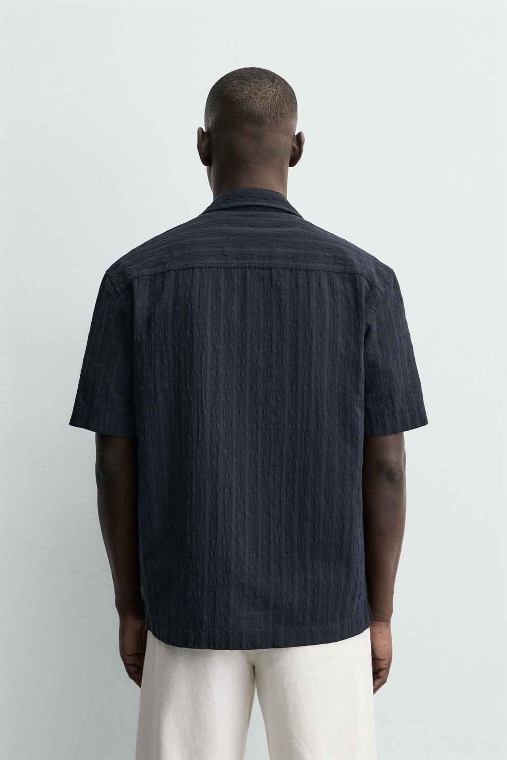 REGULAR FIT TEXTURED SHIRT - Zara фото 11