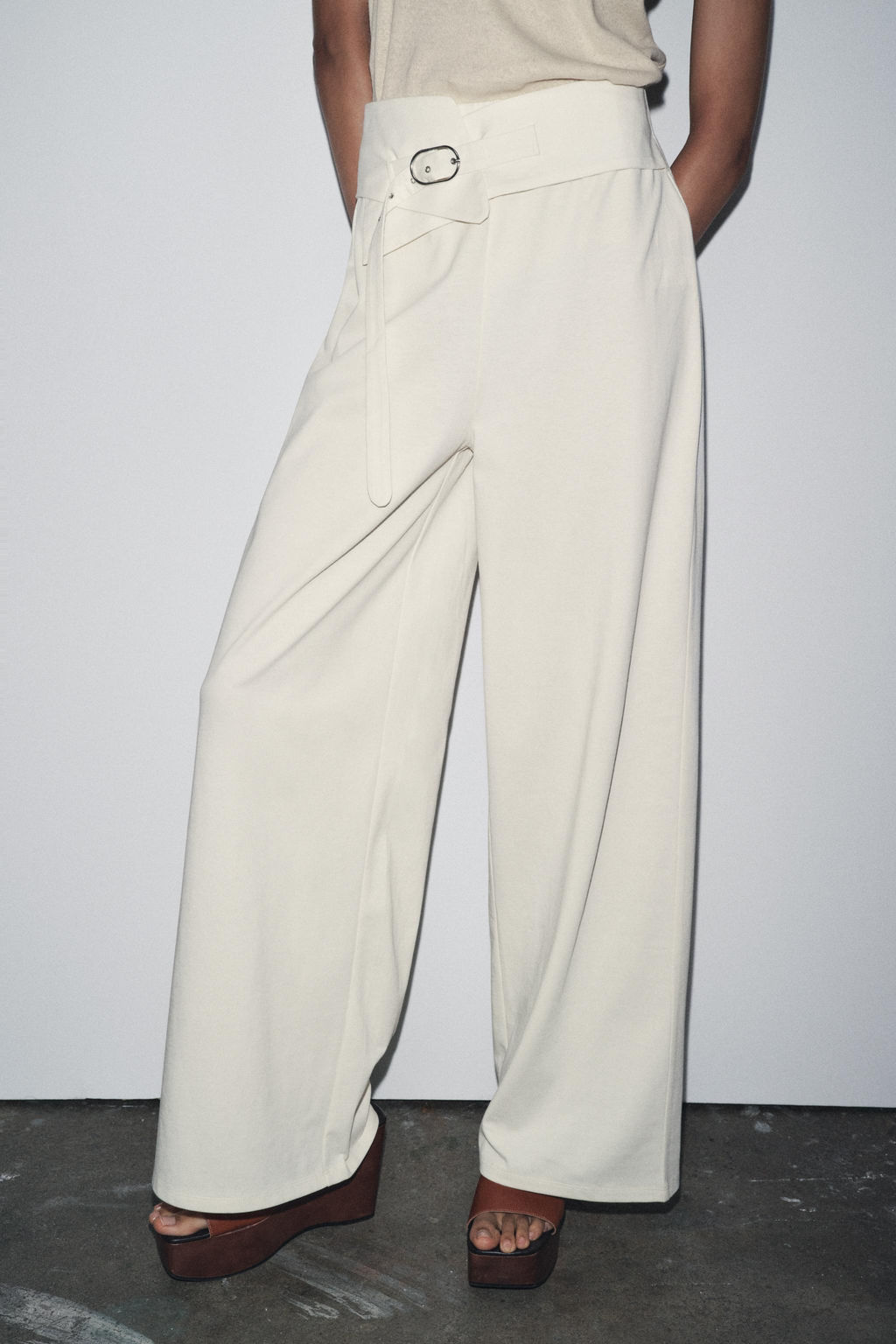 BELTED TROUSERS - Zara фото 2