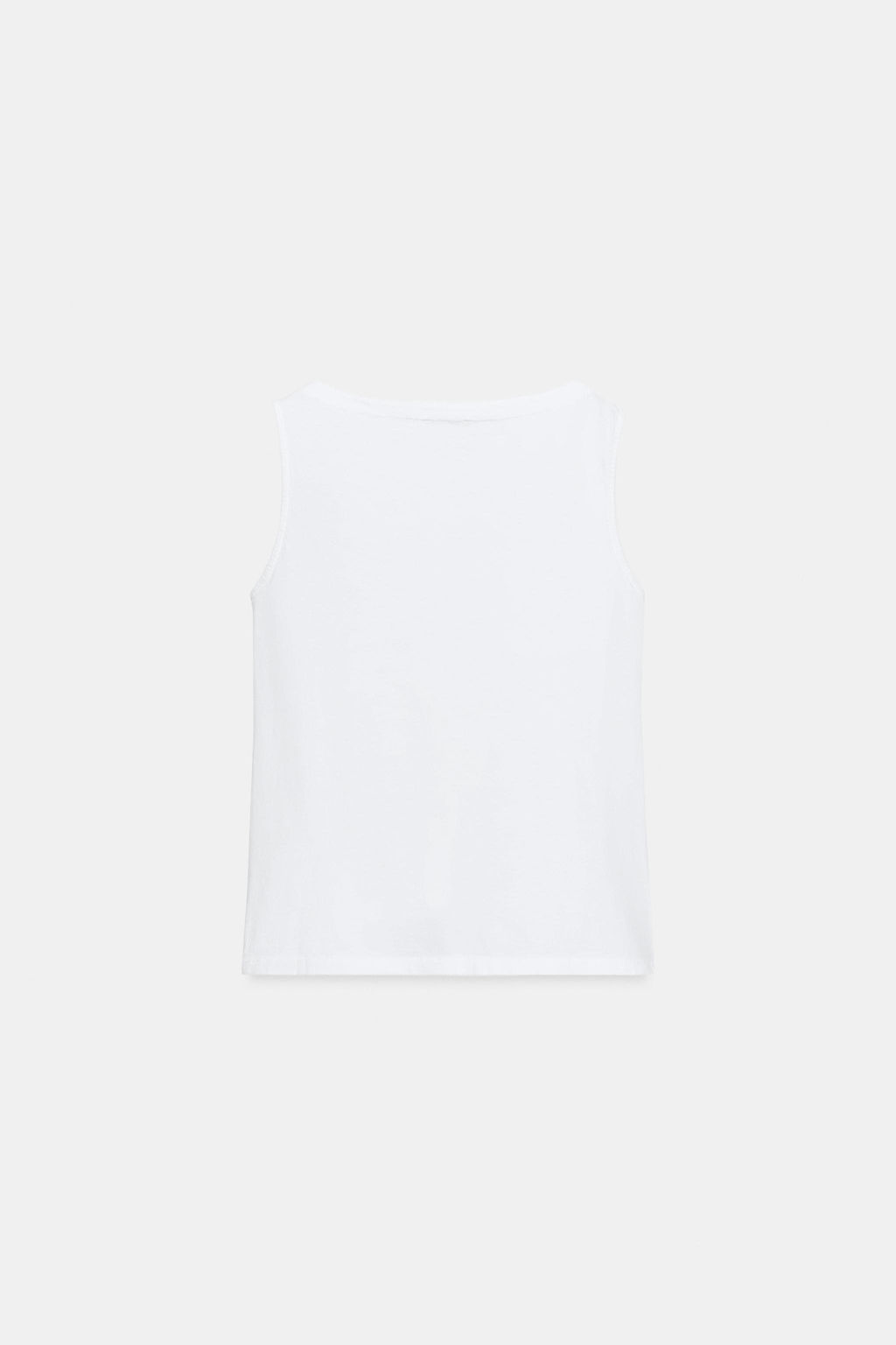 CAMISETA MANGA SISA BOTONES / Blanco - Zara фото 6