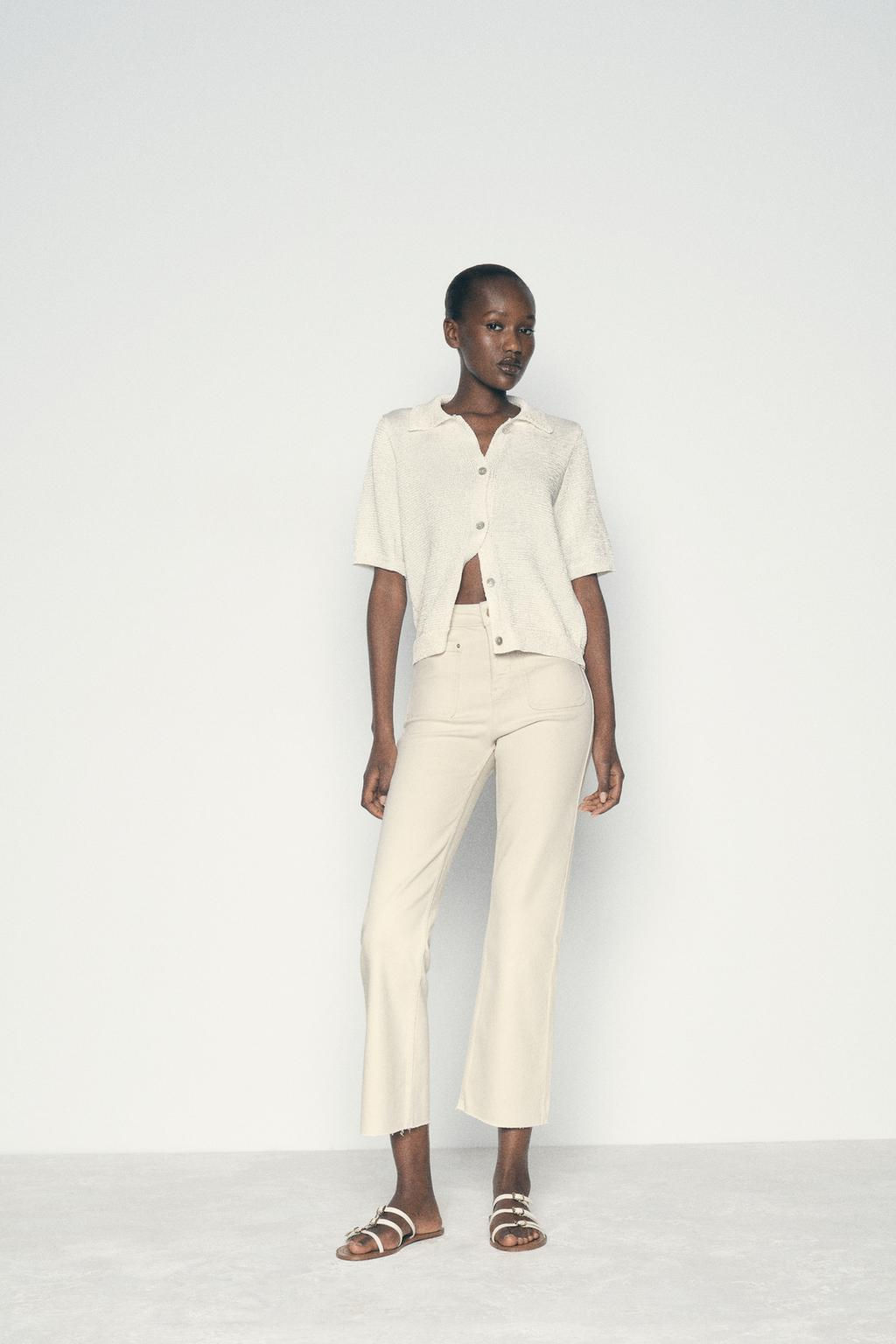 Z1975 HIGH-WAIST MINI FLARE JEANS - Zara фото 10
