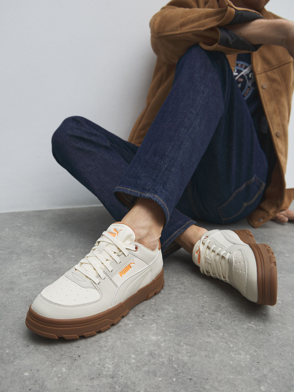 Кеды PUMA Puma Caven 2.0 Abrupt Артикул 4587965, молочно-бежевый