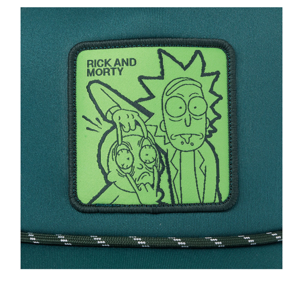 Бейсболка CAPSLAB арт. CL/REM7/1/CTFOAMDB Rick and Morty Together (изумрудный)