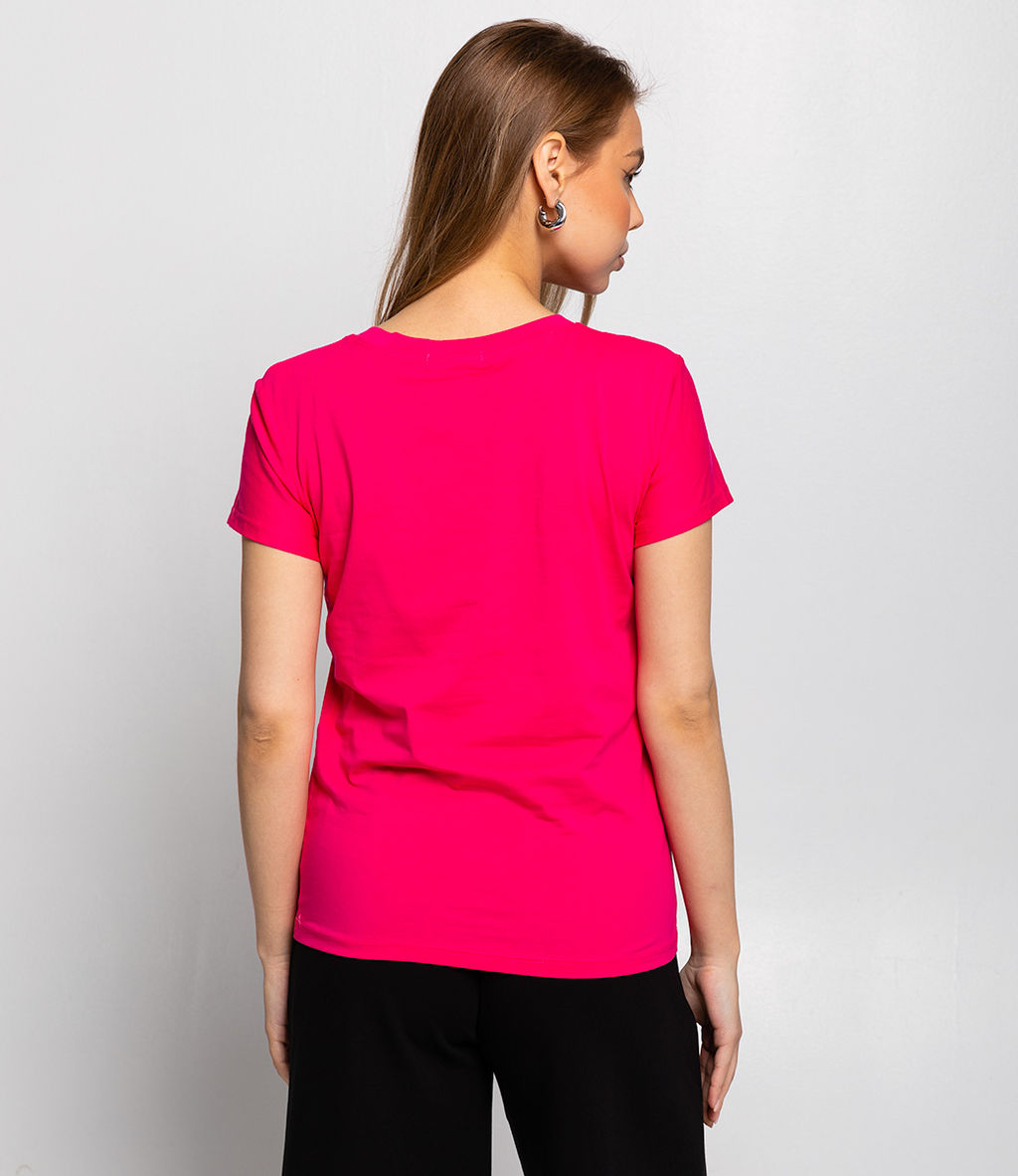 Футболка #ОКТ1665, фуксия - Dommod фото 3