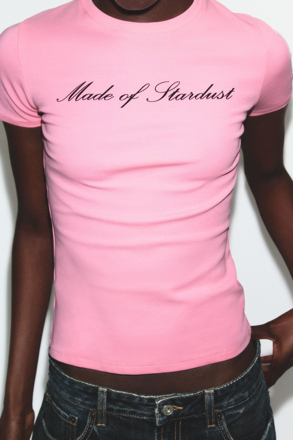 CAMISETA TEXTO / Rosa - Zara фото 2