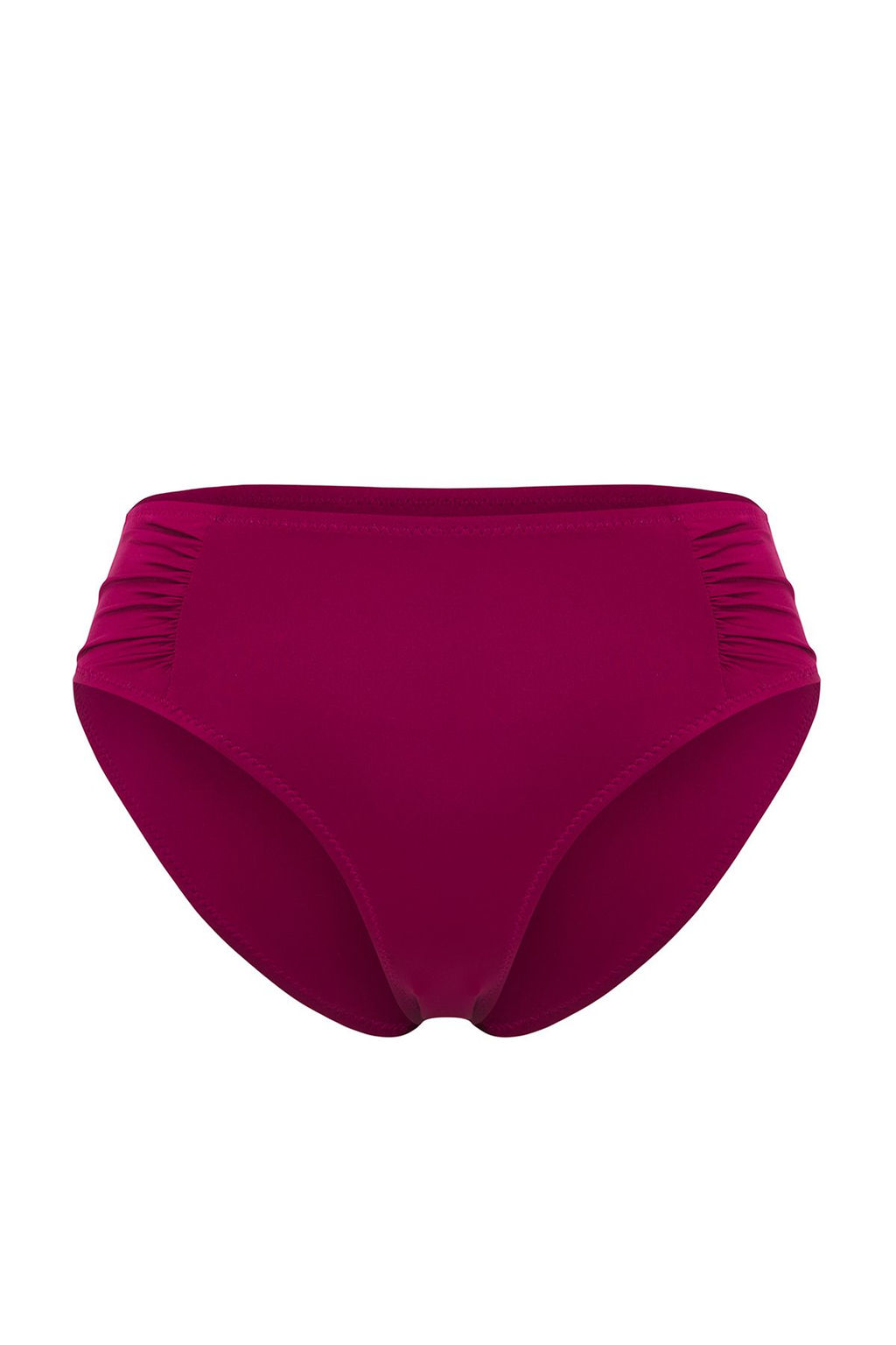 TRENDYOLMILLA Siyah Drapeli Yuksek Bel Hipster Bikini Alt? TBESS24BA00139 фото 5