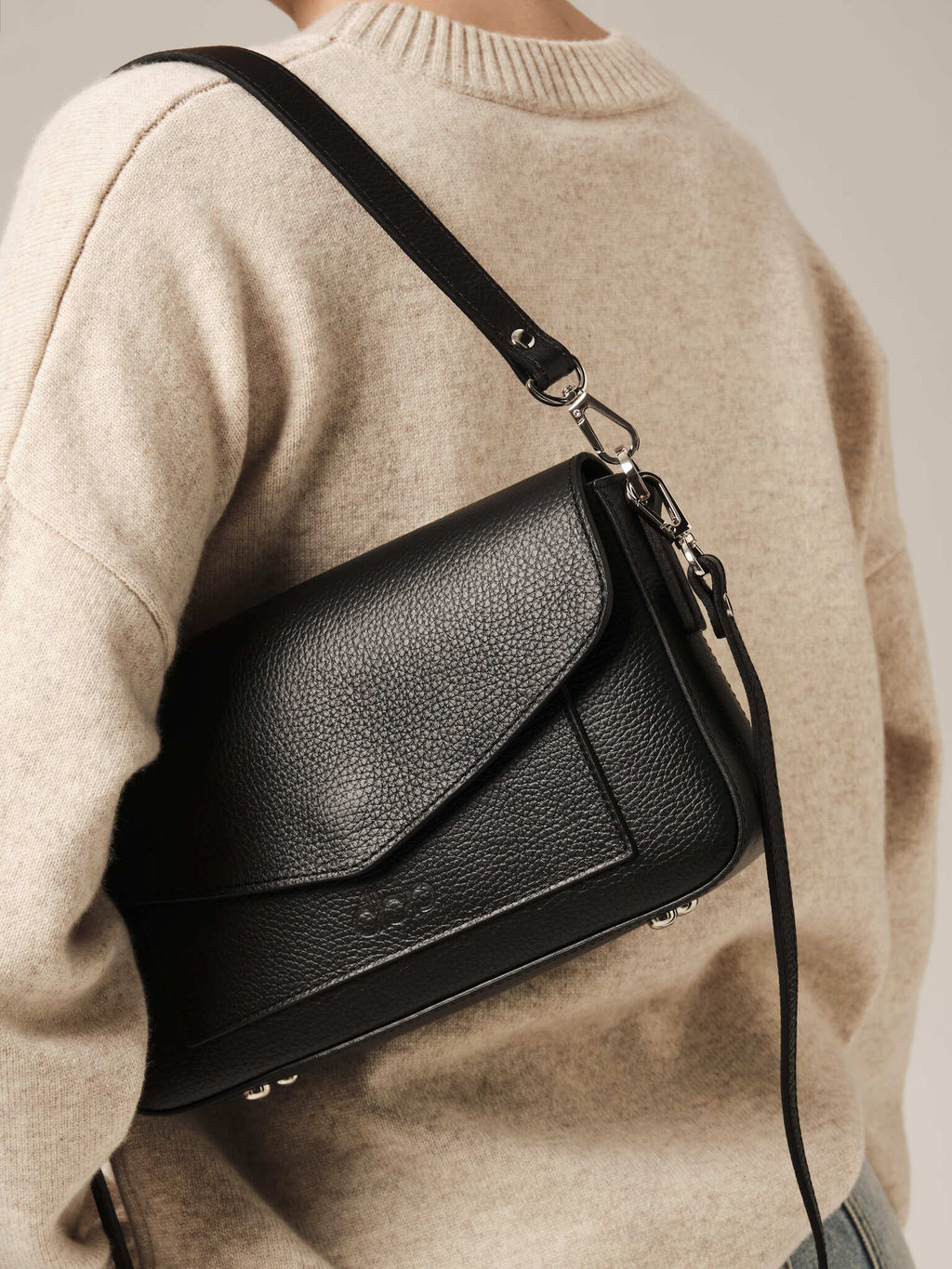 Кожаная сумка Rosie DBR 31158 черный фото 5