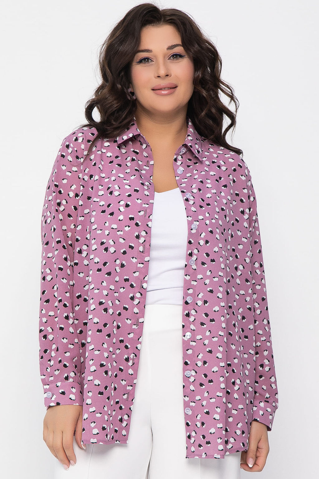 Рубашка Надель  (белая/собаки) Б13843-16М - Lt collection фото 16