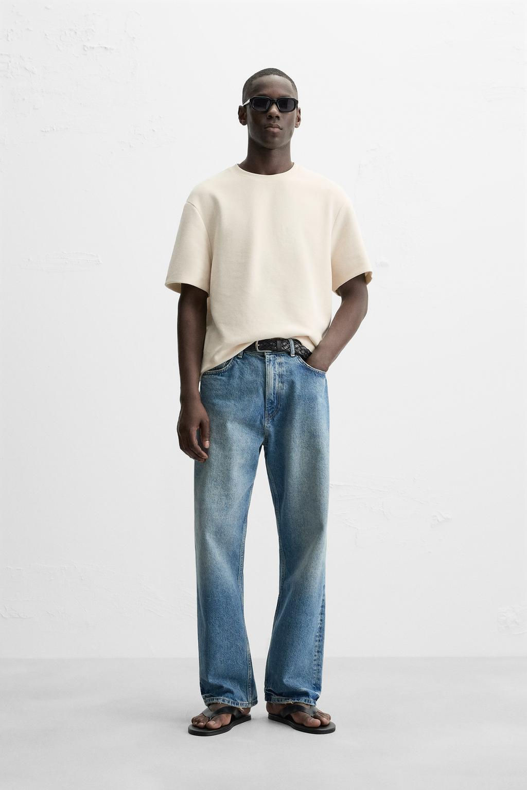 COMPACT PIQUE T-SHIRT - Zara фото 17