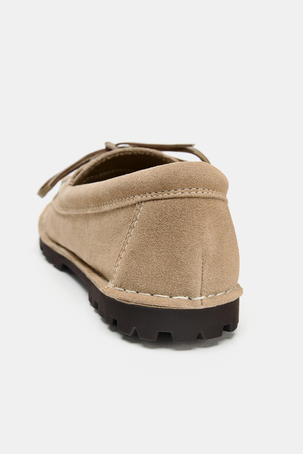 SPLIT SUEDE DECK SHOES WITH TRACK SOLE - Zara фото 6