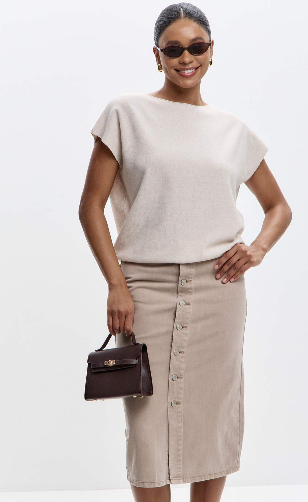 Джемпер к/р F612-1556 l.beige - Fine joyce фото 5