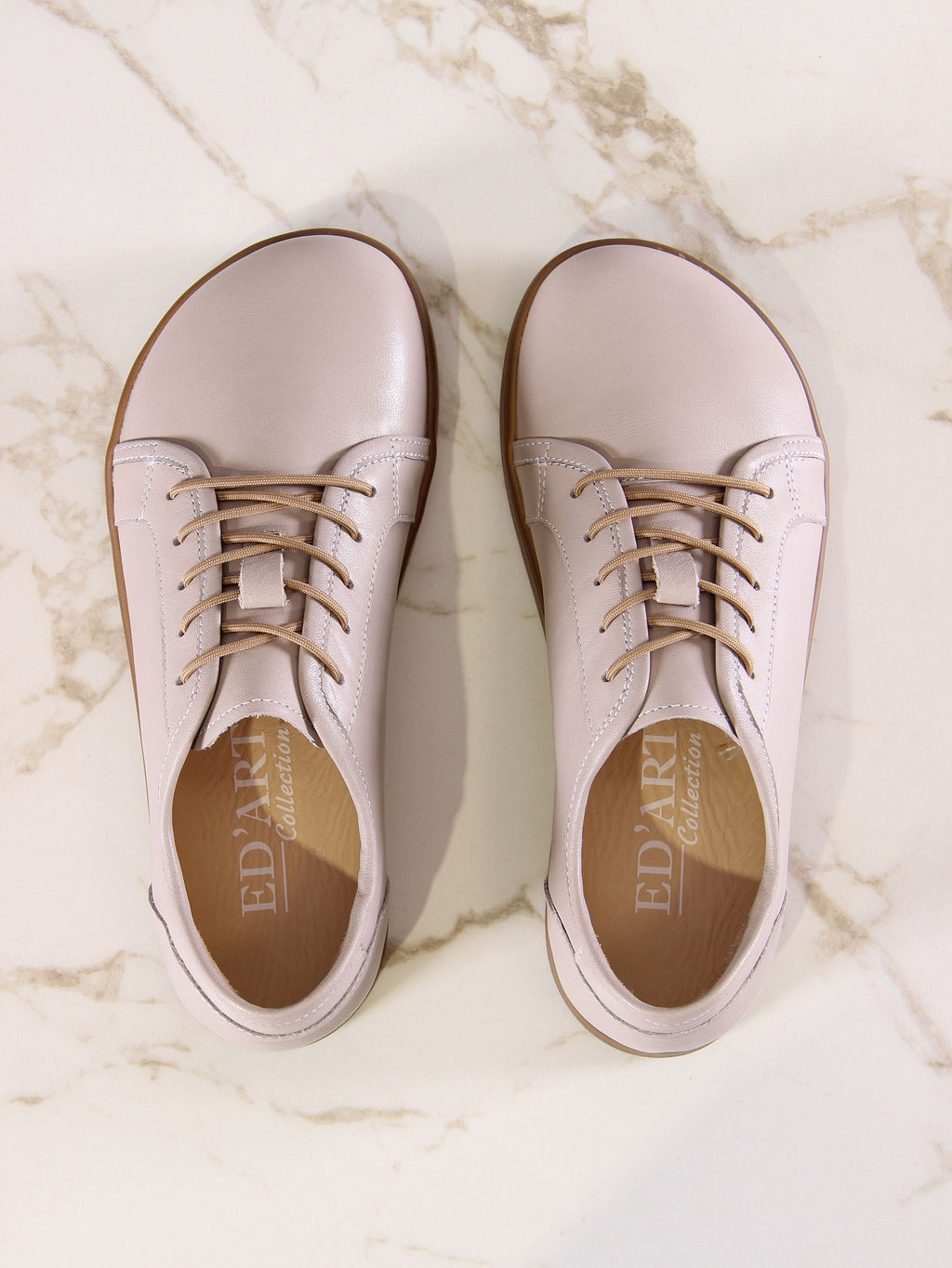 Кеды босоногие кожаные 182.астиbr.Визон стар