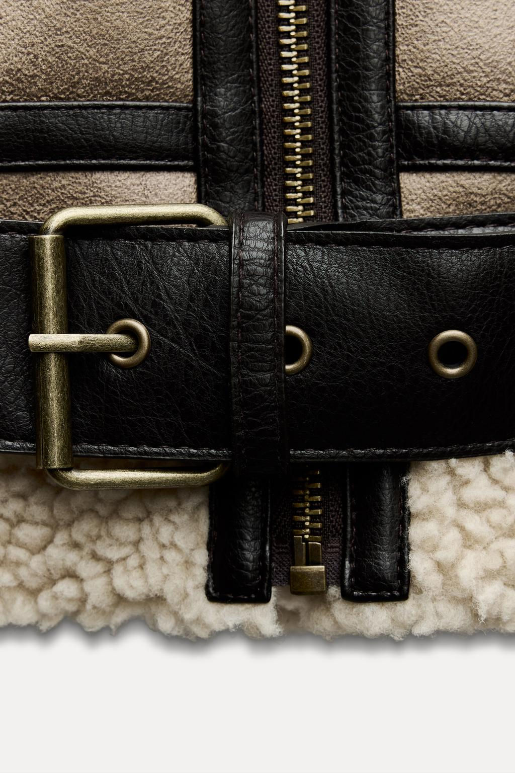 DOUBLE-FACED SHORT JACKET - Zara фото 7