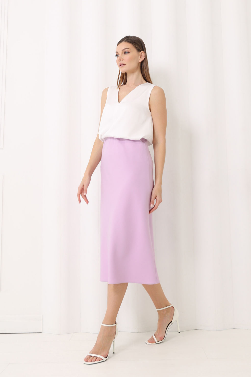 Топ свободного кроя из шёлка - Looklikecat фото 4