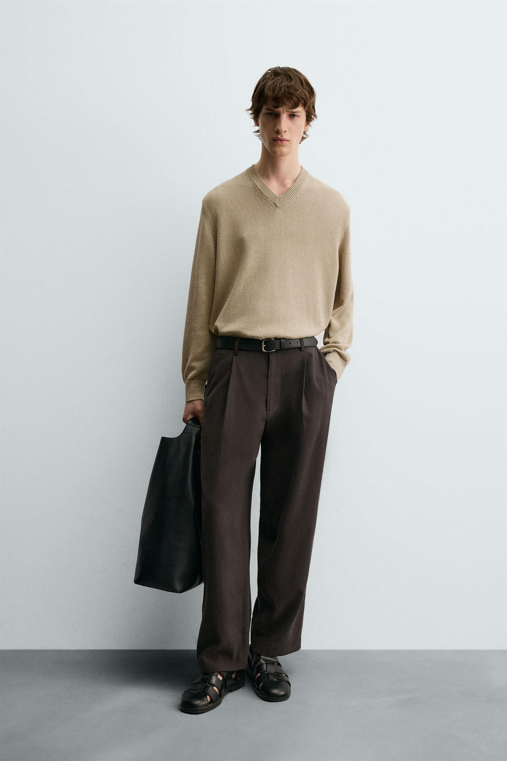 FLOWING PLEATED TROUSERS