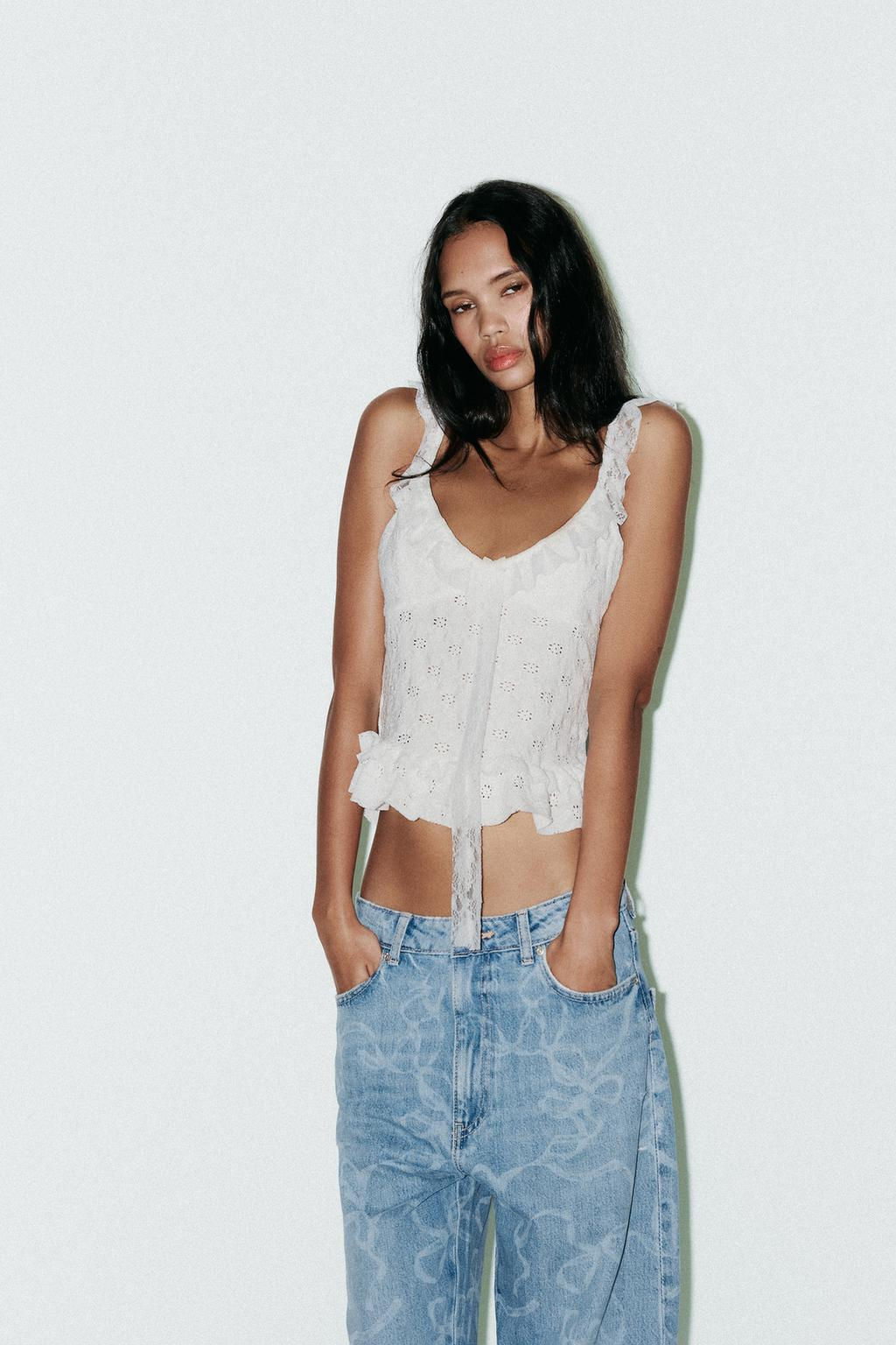 MID-RISE BAGGY TRF JEANS - Zara фото 2