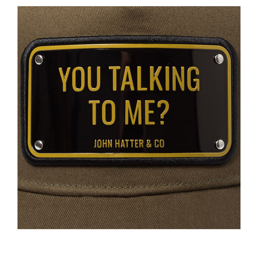 Бейсболка JOHN HATTER арт. 1-1021-U00 You Talking To Me? (оливковый)  фото 4