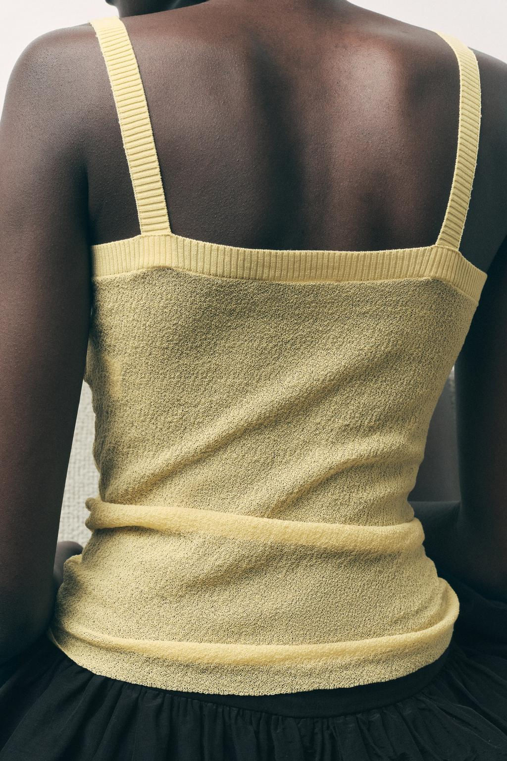 PLEATED KNIT TOP - Zara фото 2