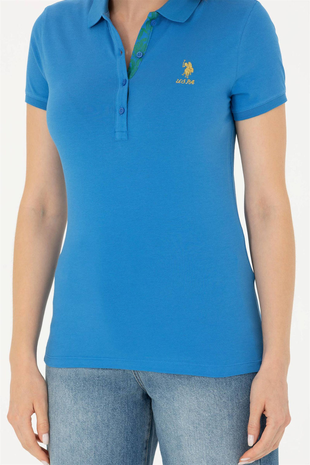 U. S. Polo Assn Женская базовая футболка Saks - U.s. polo assn фото 6