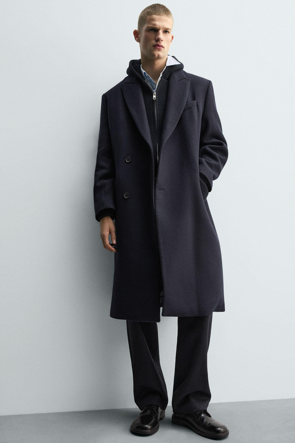 STRUCTURED WOOL COAT - Zara фото 5