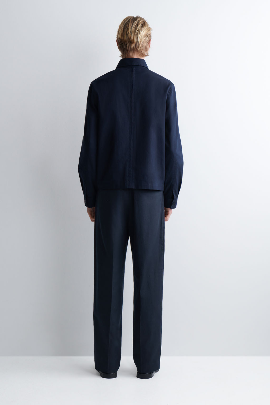 PANTAL?N ALGOD?N Y LINO RELAXED FIT STRAIGHT LEG - H&m фото 3