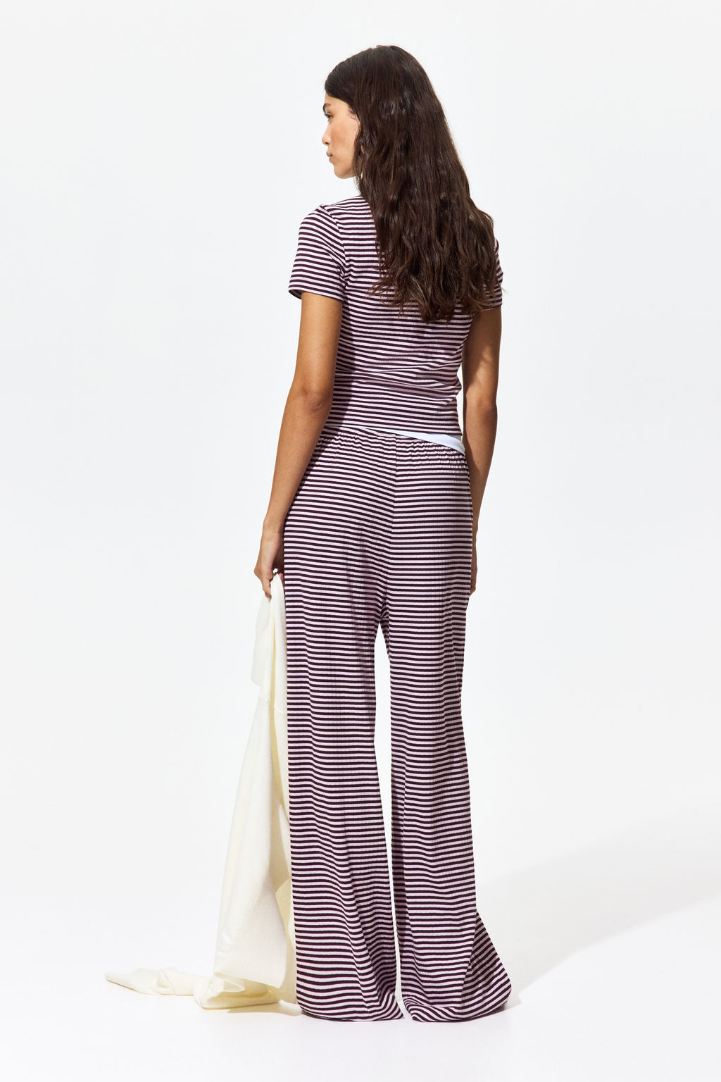 Pantal?n de canal? con cord?n de ajuste - H&m фото 10