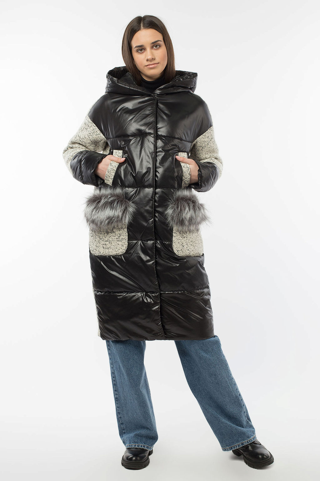 Пальто женское демисезонное Amalgama - Империя пальто фото 4