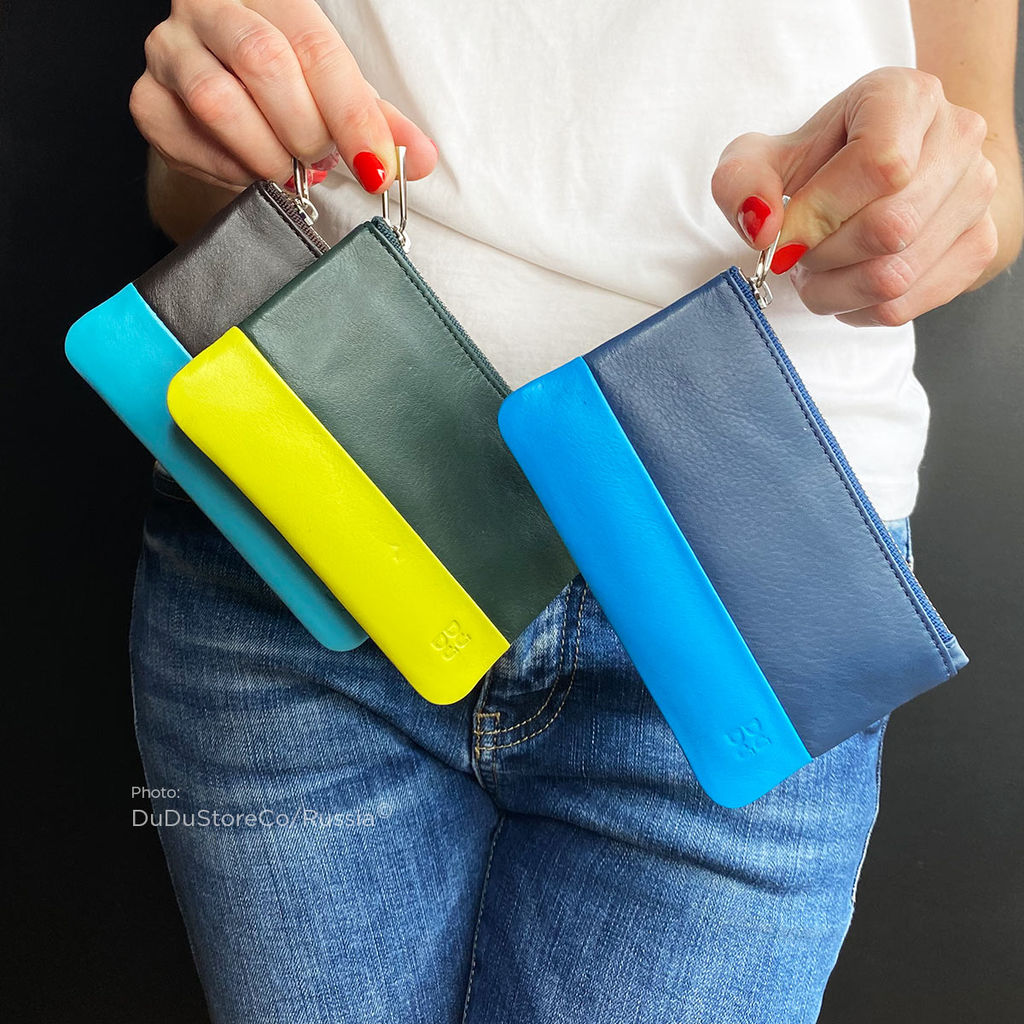 Итальянская кожаная ключница DuDu серии Kimolos | зеленый - Dudubags фото 6