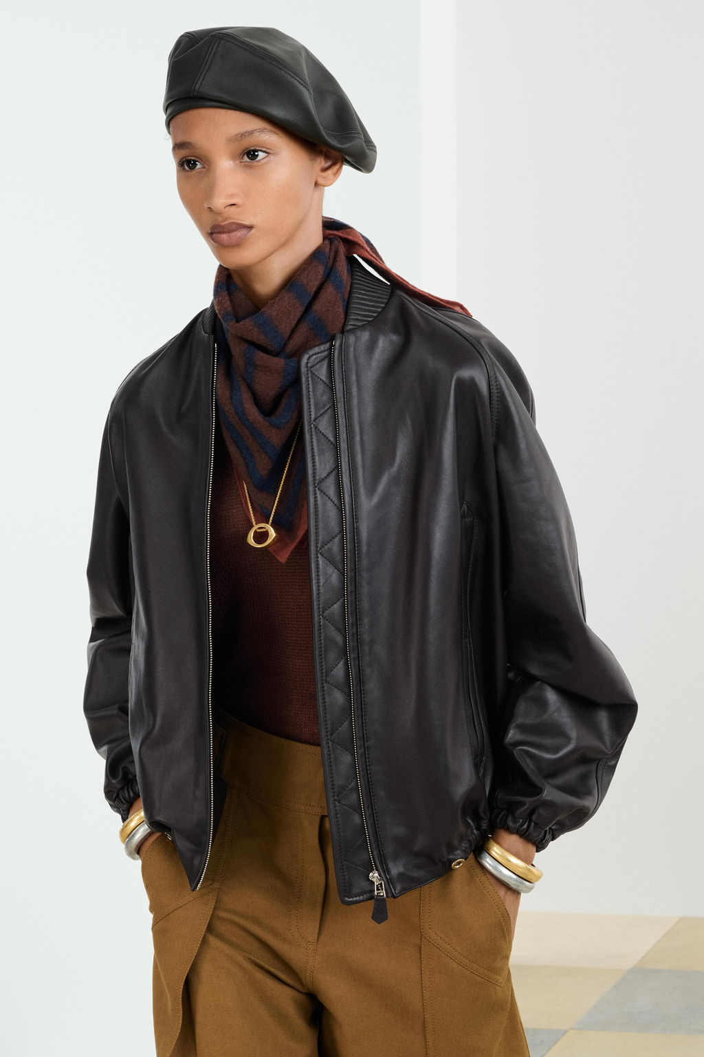 CCN LEATHER BOMBER - Zara фото 2