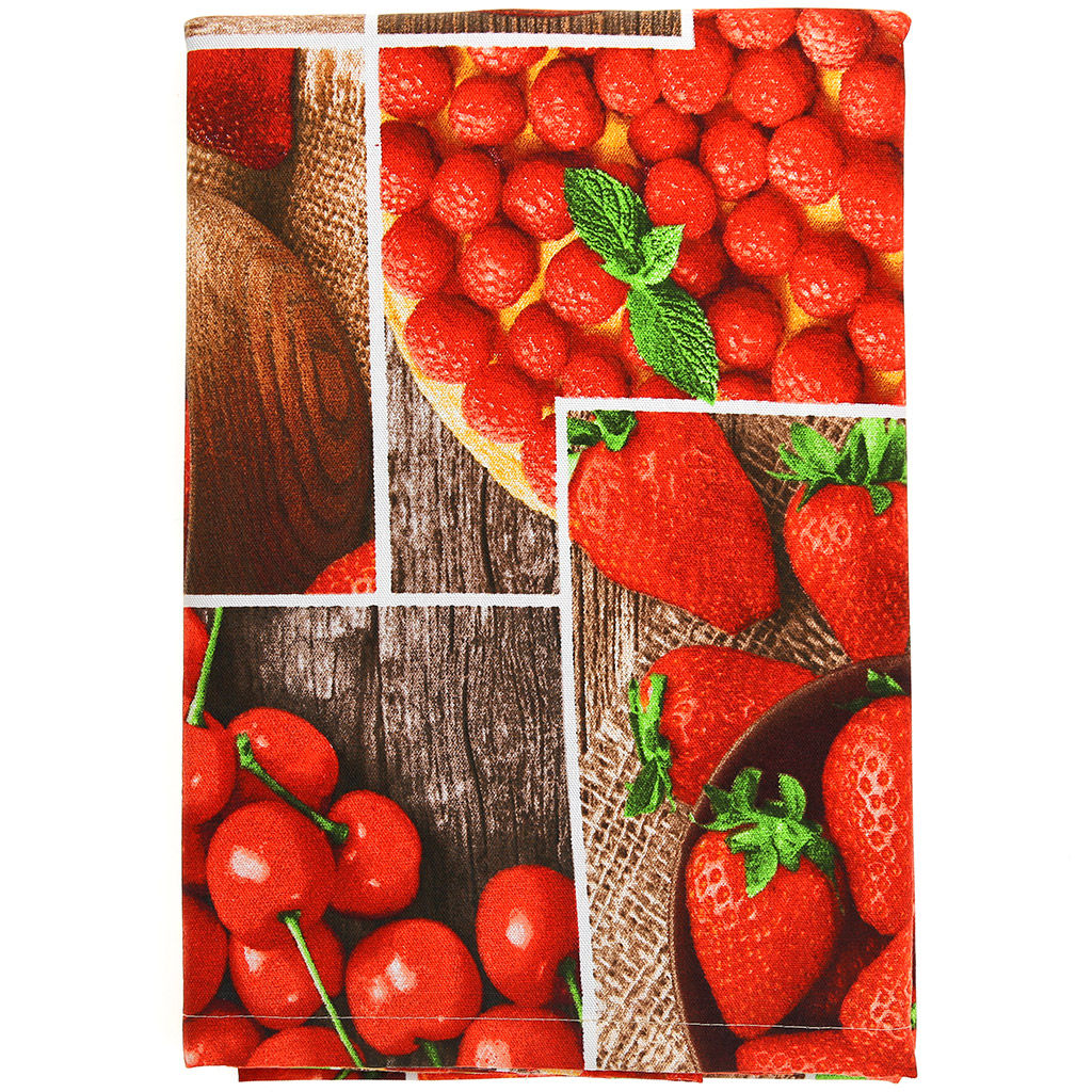 Урожай Скатерть 220х145см, длина стола до 180см, на 8-10 персон, хлопок Премиум 186г/м2, Домашняя мода (Россия)  фото 7