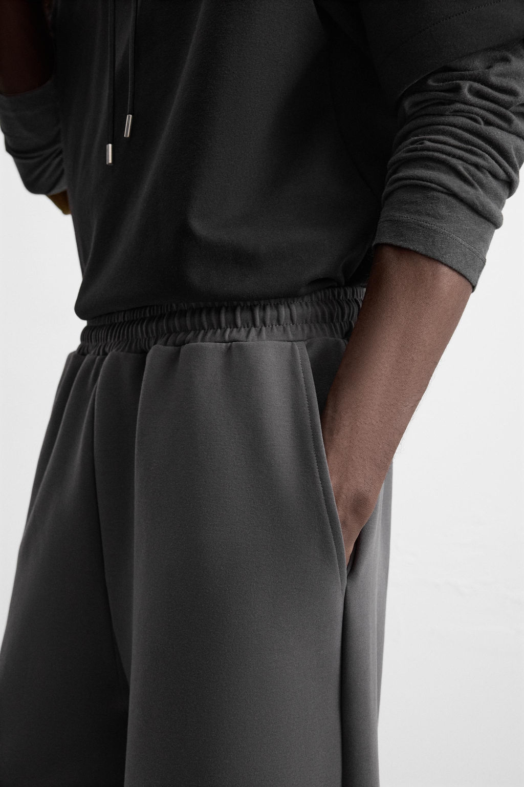 TECHNICAL WIDE-LEG JOGGER TROUSERS - Zara фото 5