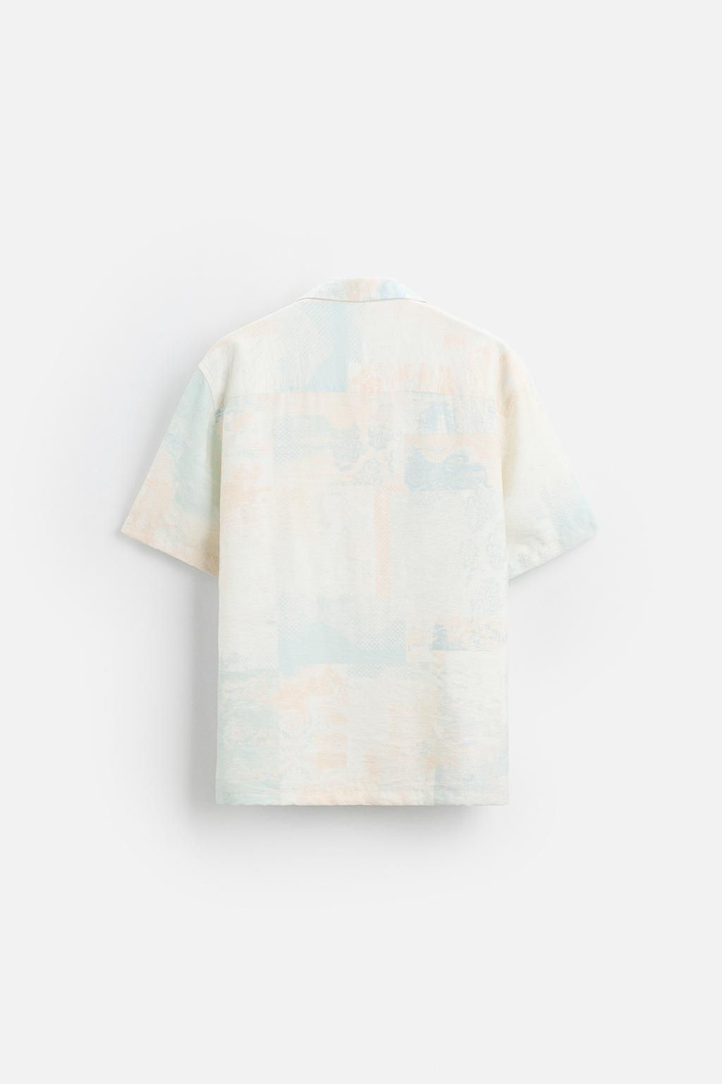 ABSTRACT PRINT SHIRT - Zara фото 15