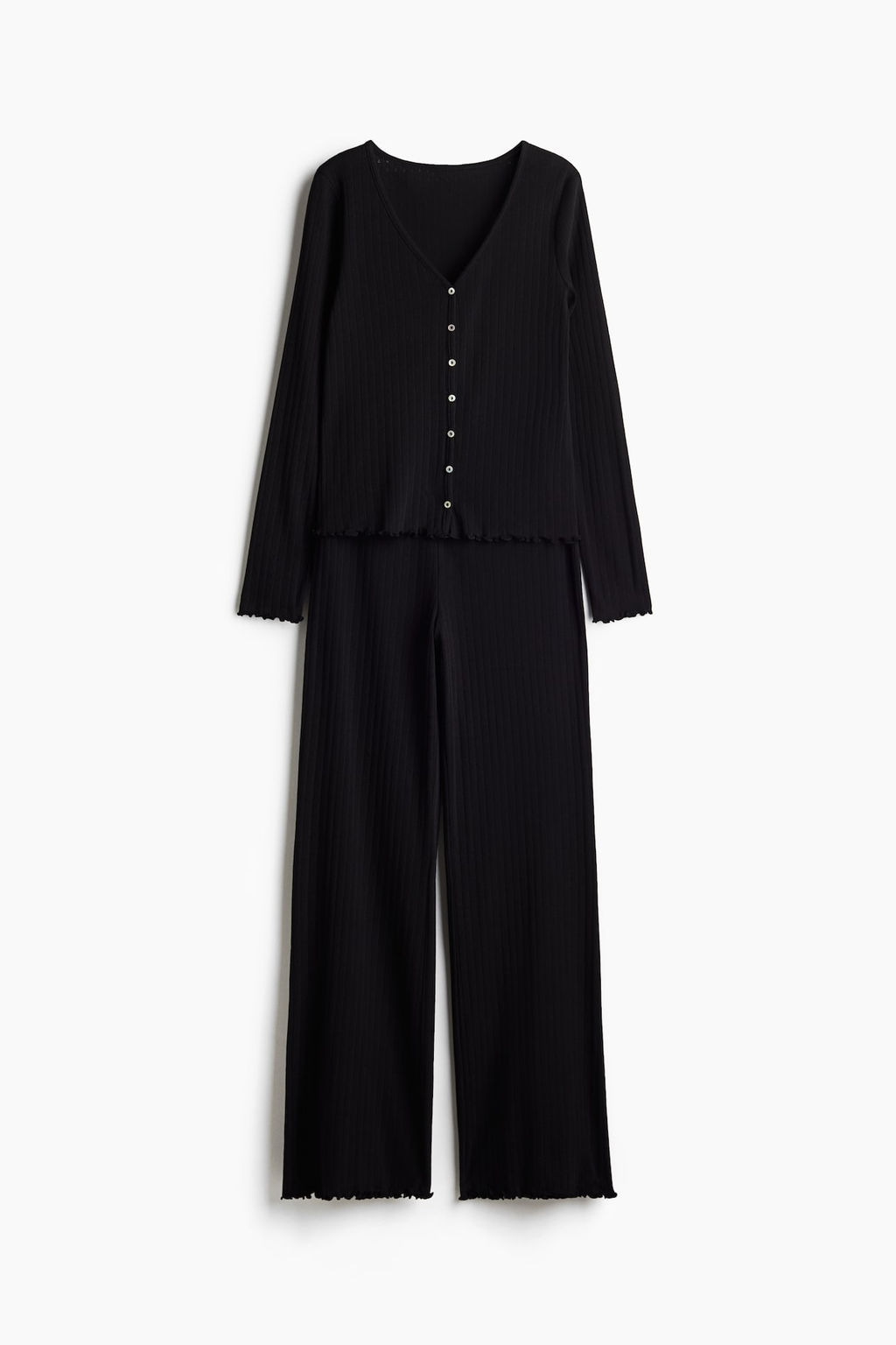 Pijama en punto pointelle - H&m фото 6