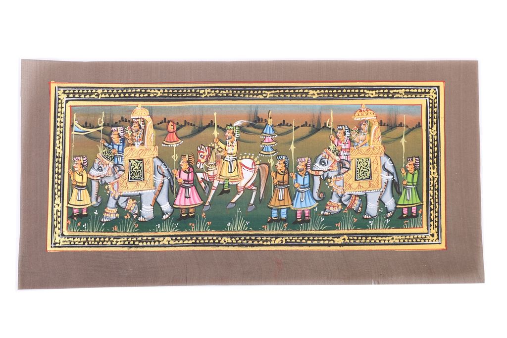 Картина на шелке (в ассортименте (18*34см) Кш1/12