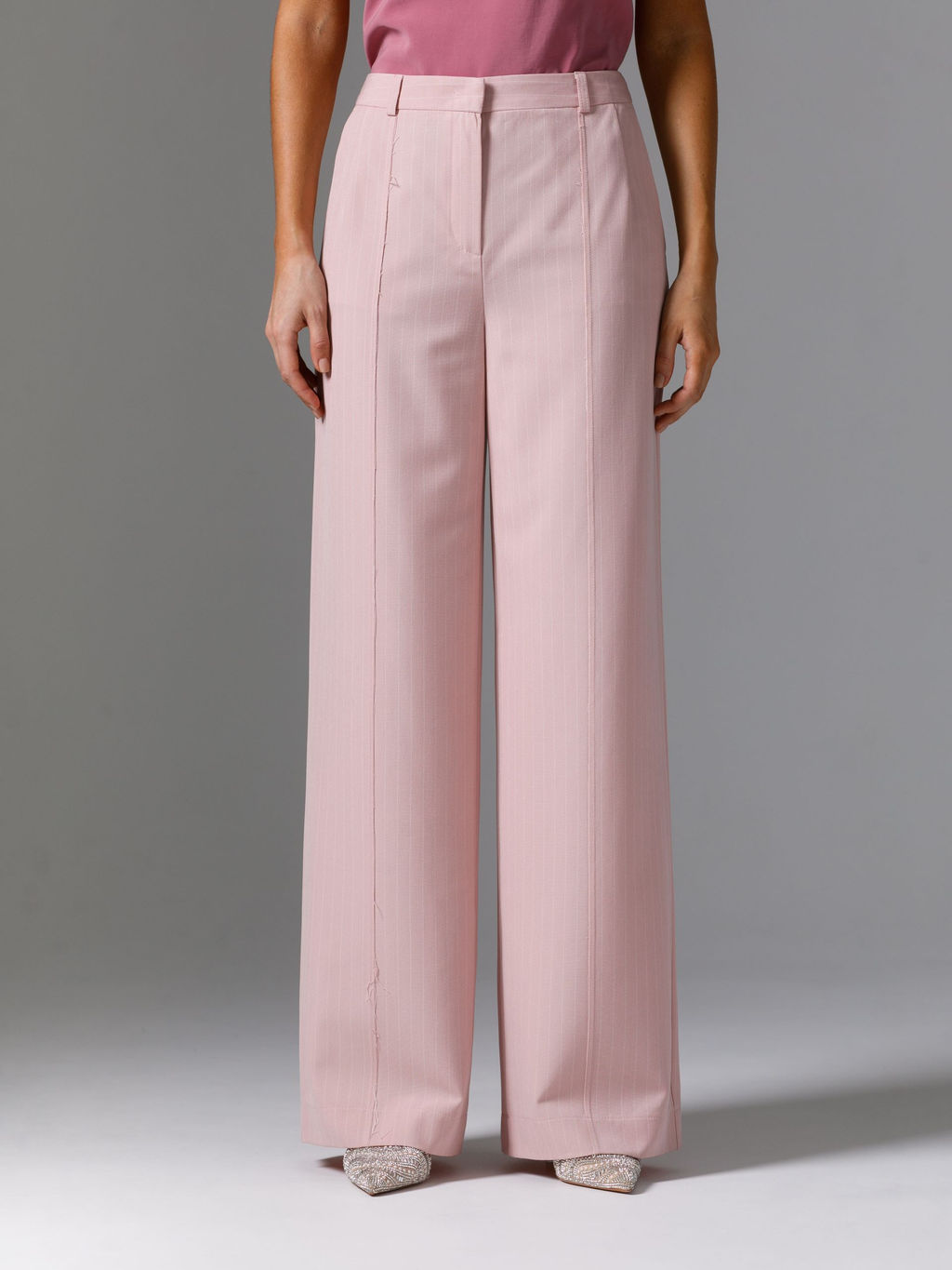 Брюки в полоску