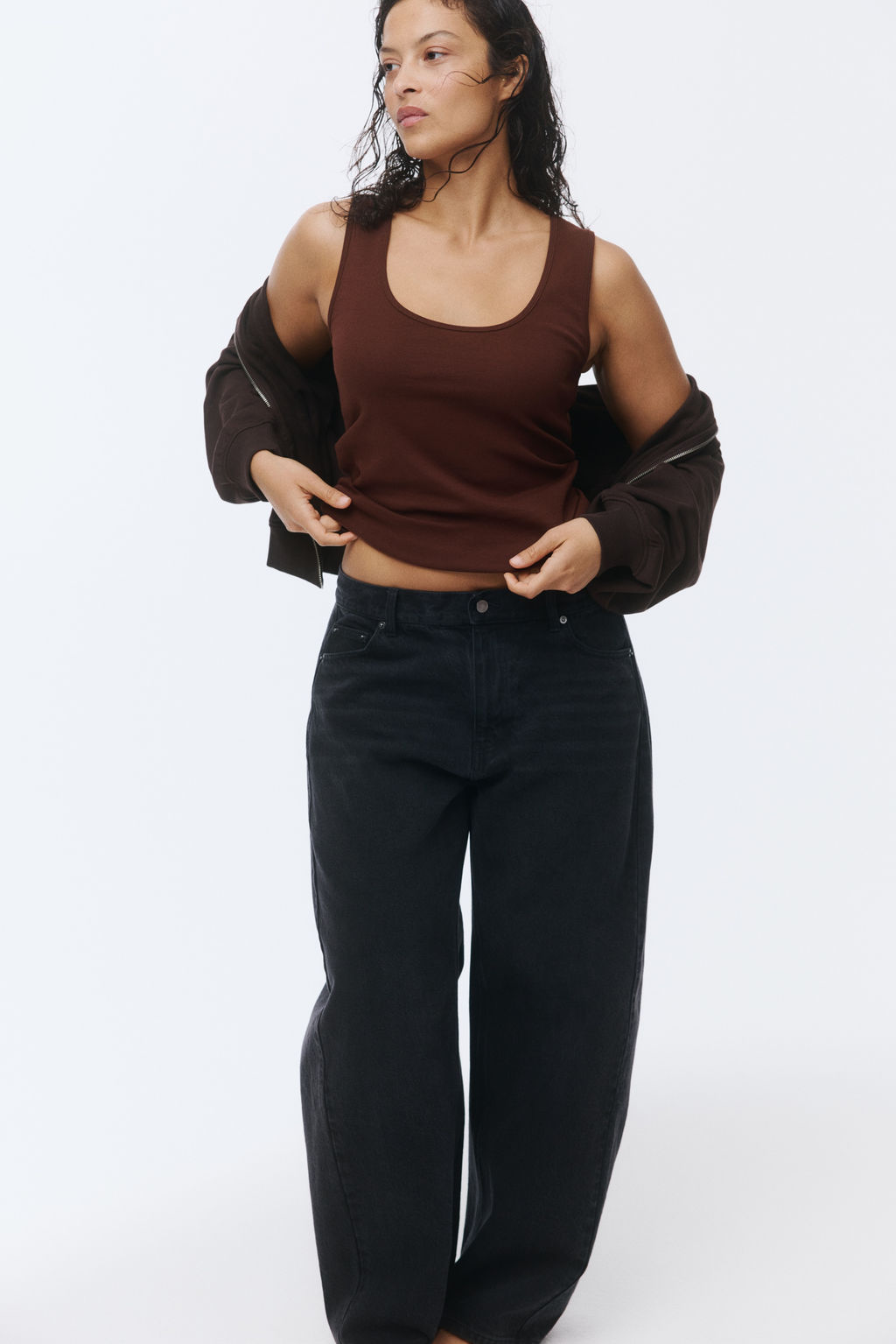 Camiseta sin mangas en algod?n - H&m фото 4