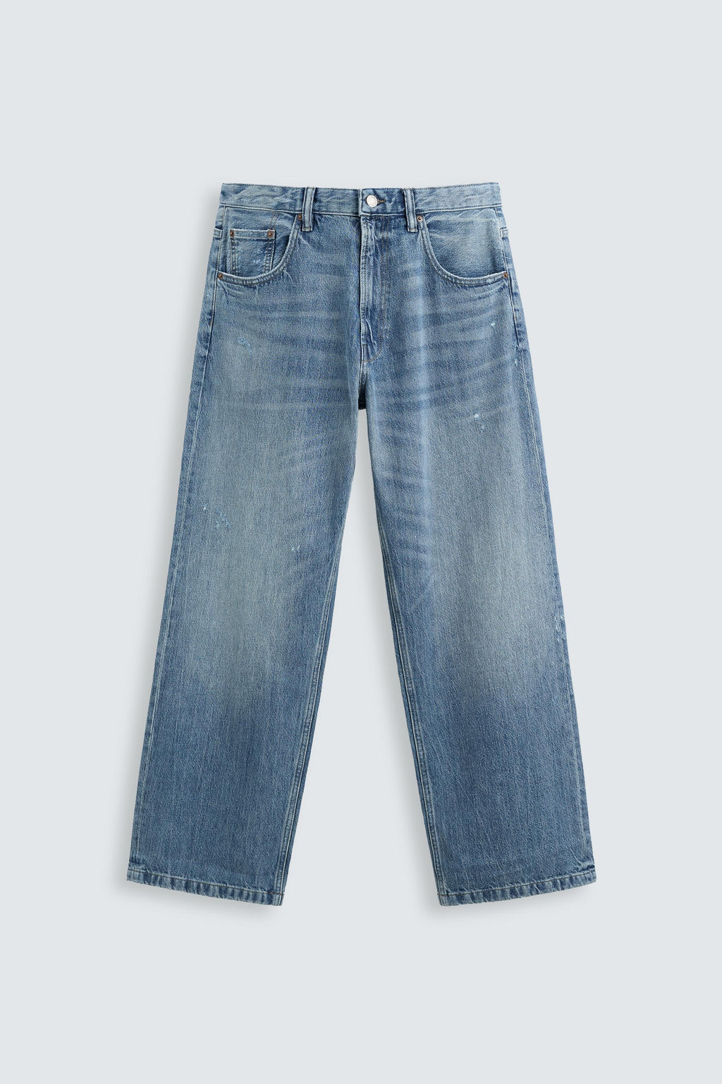 JEANS LOOSE FIT / Azul medio - Zara фото 7
