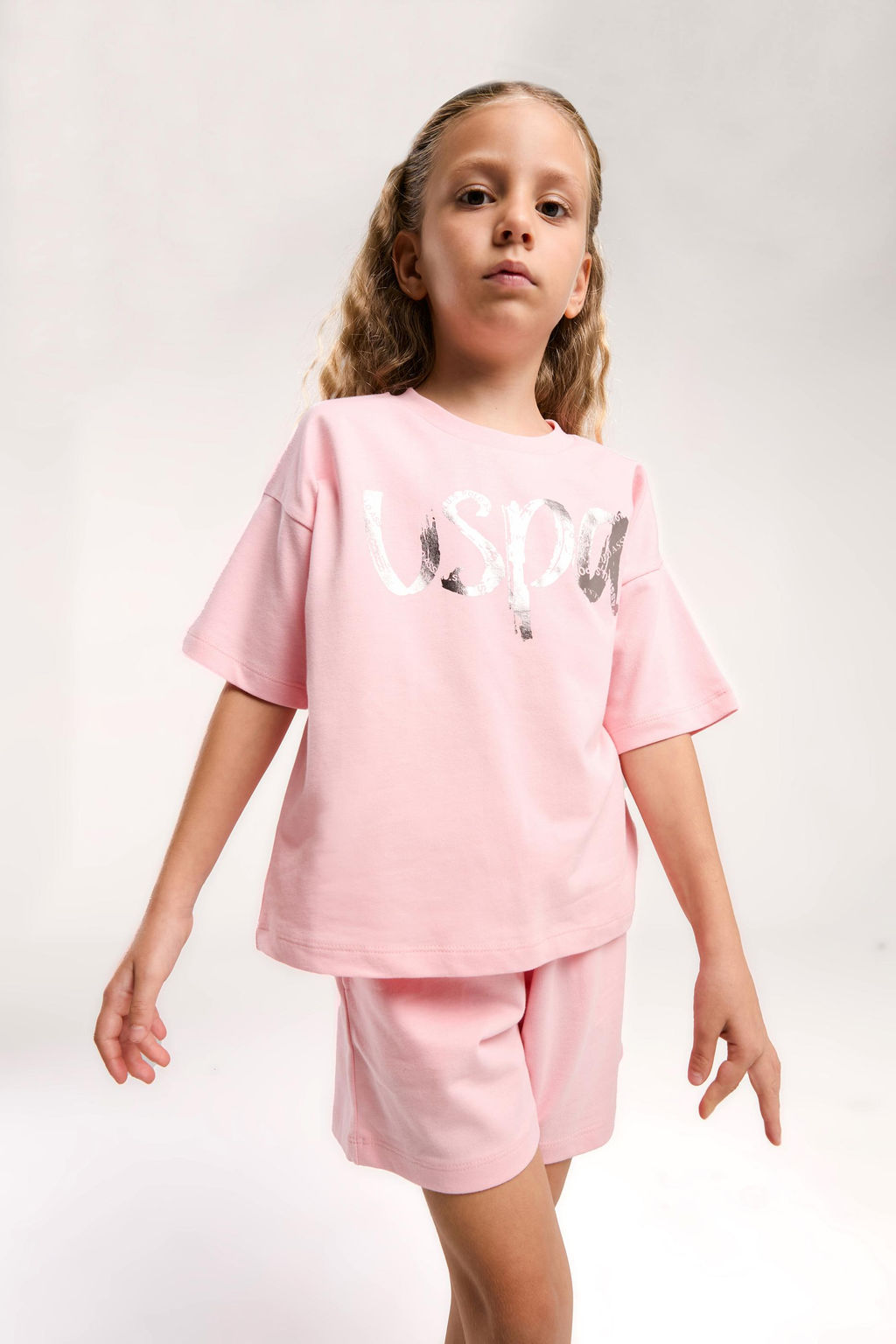K_z _ocuk Somon Pijama Tak_m_ Sepette S_rpriz _ndirim - U.s. polo assn фото 3