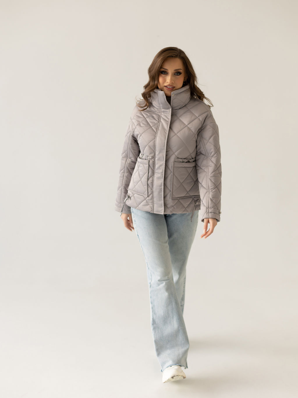 Куртка женская демисезонная 24835 (графит) - Kankan фото 7