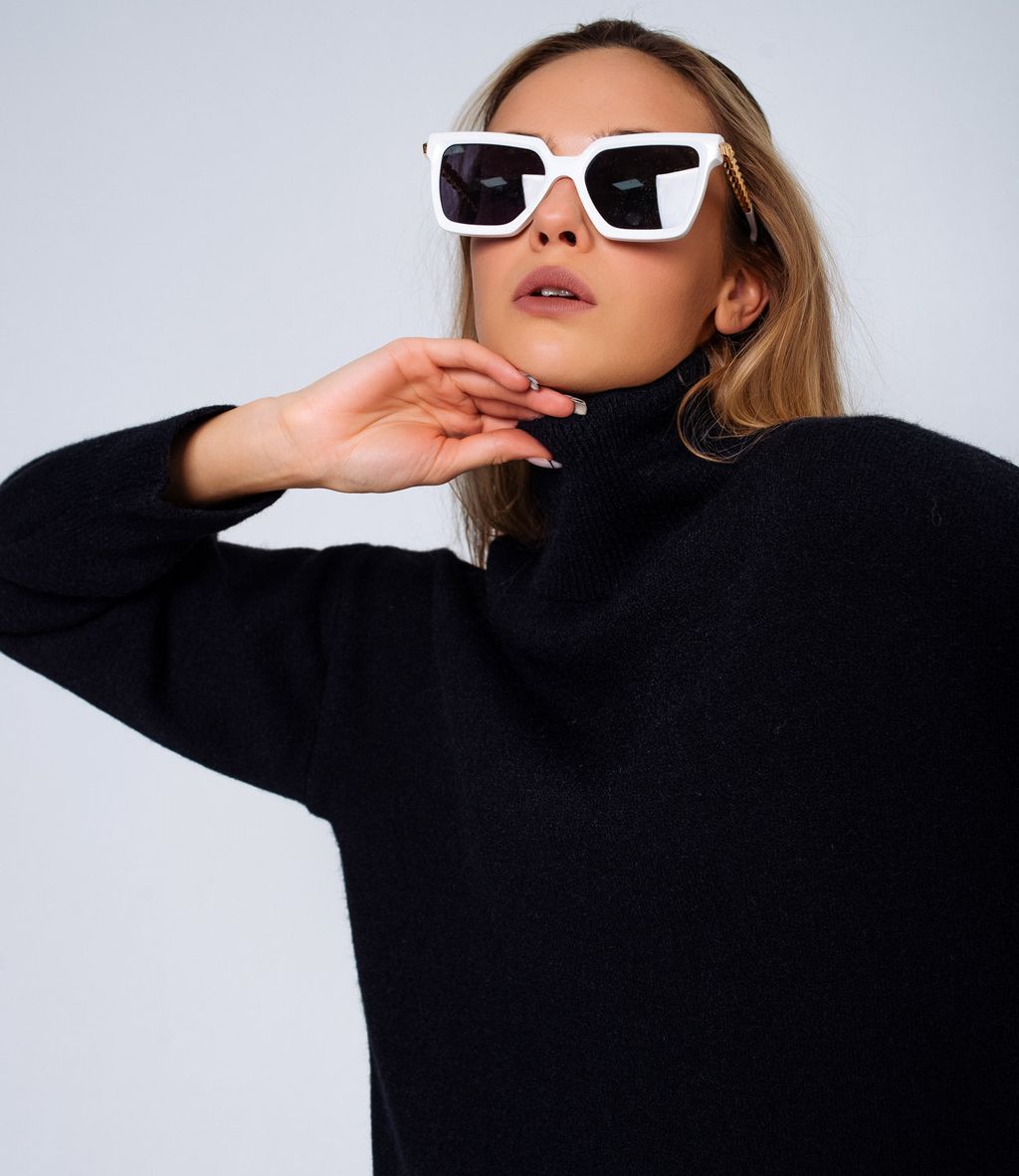 Свитер #КТF8097, чёрный