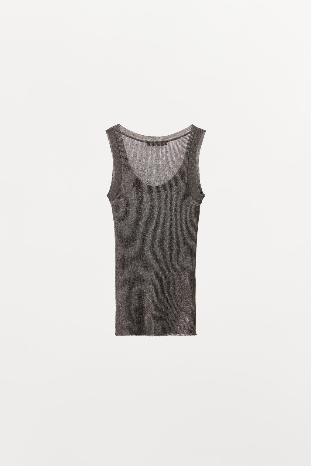 METALLIC THREAD KNIT TOP - Zara фото 7