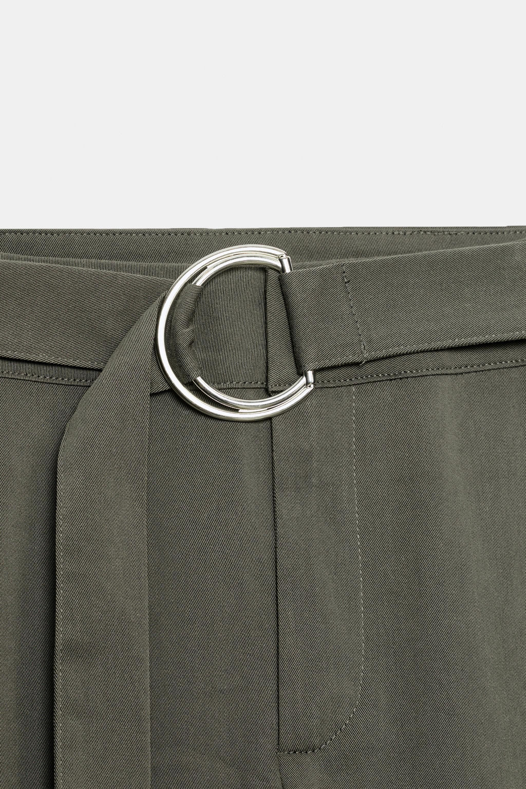 PANTAL?N COMBINADO CORTO / Beige claro - Zara фото 10