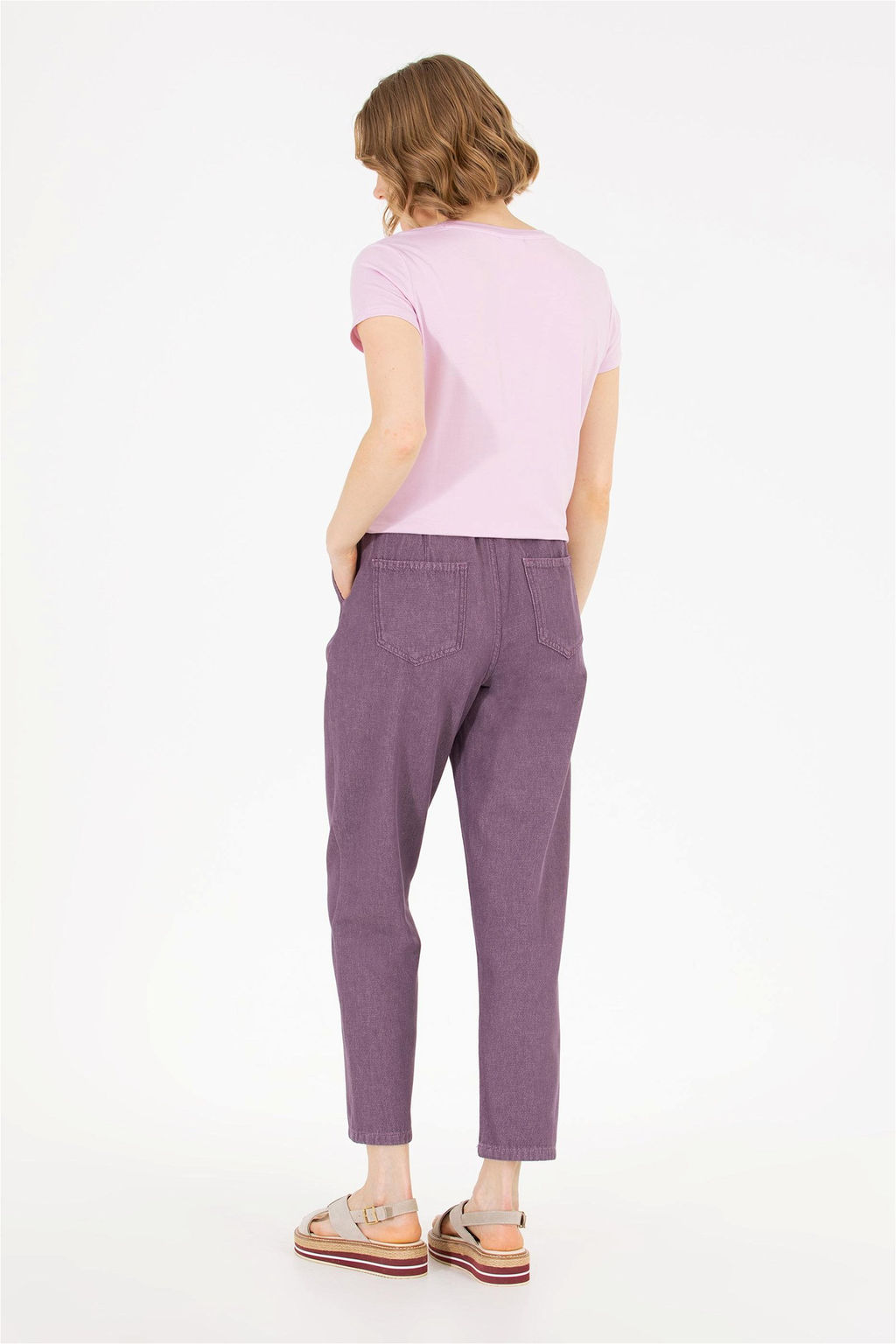 Женские фиолетовые джинсовые брюки Неожиданная скидка в корзине - U.s. polo assn фото 4