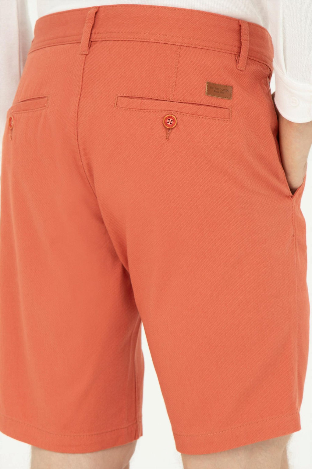 Мужские шорты из пудровой ткани Неожиданная скидка в корзине - U.s. polo assn фото 7