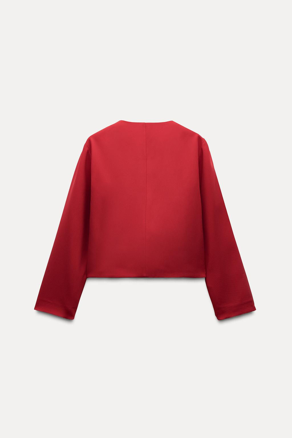 ZW COLLECTION BUTTONED JACKET - Zara фото 17