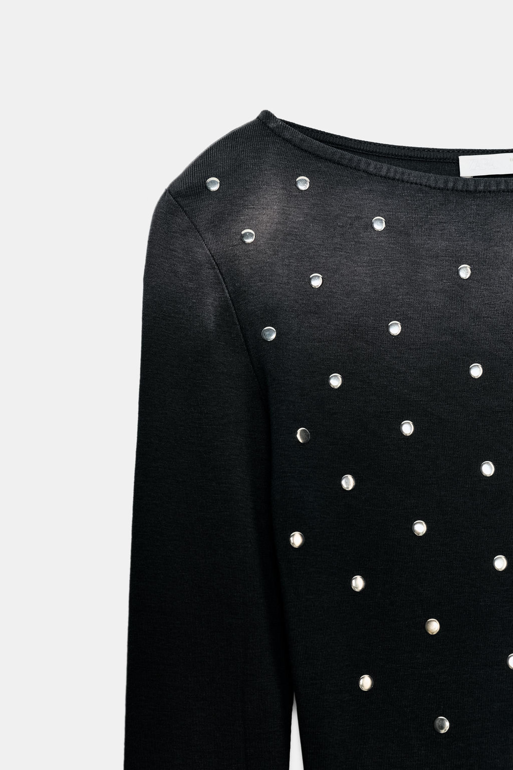 WASHED STUDDED TOP - Zara фото 6