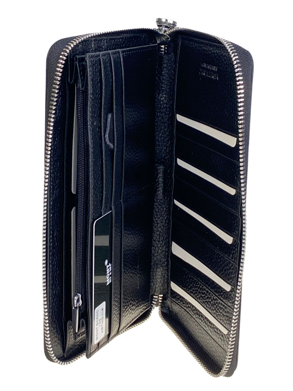 Клатч мужской из натуральной кожи, цвет черный - Greta фото 2