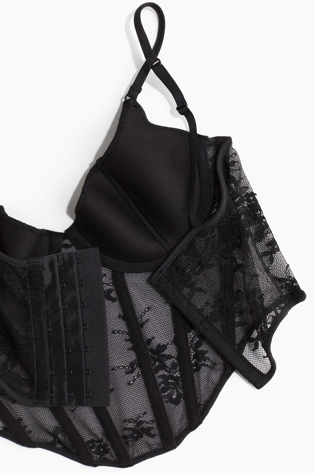 Bustier acolchado de encaje - H&m фото 6